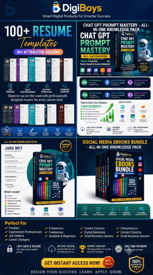 🚀 The Ultimate DigiBoys All-In-One Digital Mastery Bundle!