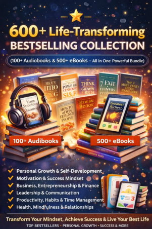 600+ Life-Transforming Bestselling Collection – 100+ Audiobooks & 500+ eBooks