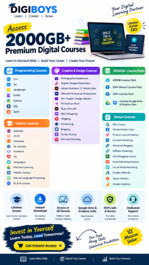 🚀 Best Description for DIGIBOYS  Unlock 2000GB+ Premium Digital Courses & Level Up Your Skills! 🎓